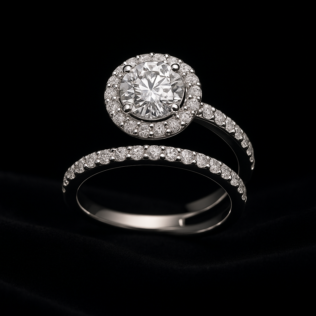 Ellipso Luminosa — 2N Master-Artisan recreation, shown in clear diamond and fancy colour