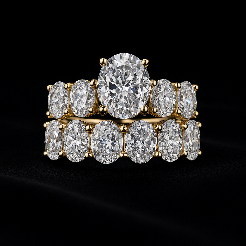  — 2N look-alike recreation, shown in clear diamond and fancy colour