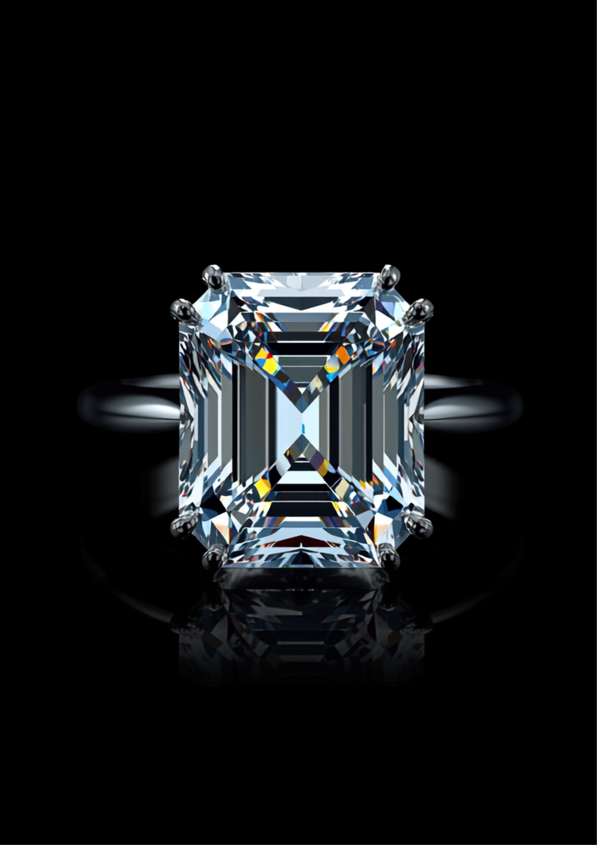 Luce Sussurrante — 2N Master-Artisan recreation, shown in clear diamond and fancy colour