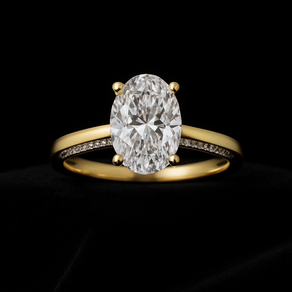  — 2N look-alike recreation, shown in clear diamond and fancy colour