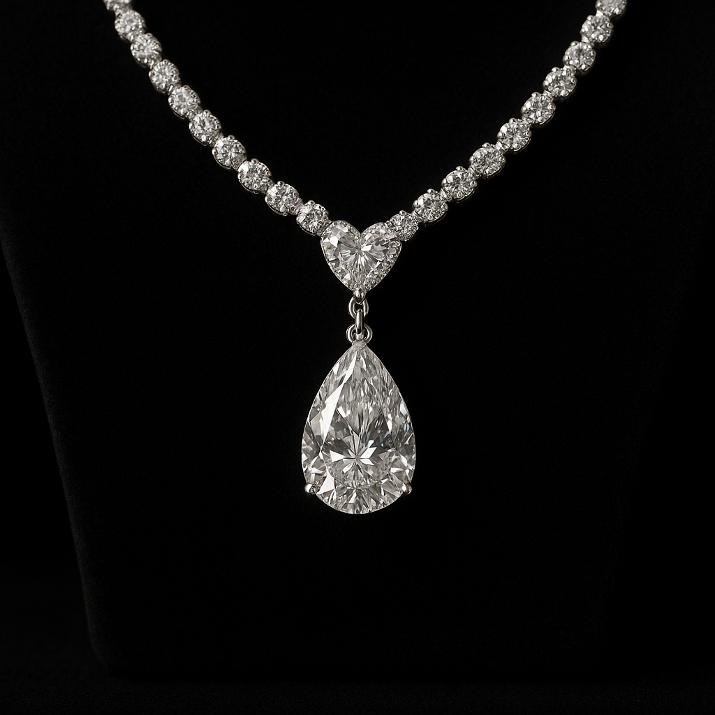  — 2N look-alike recreation, shown in clear diamond and fancy colour