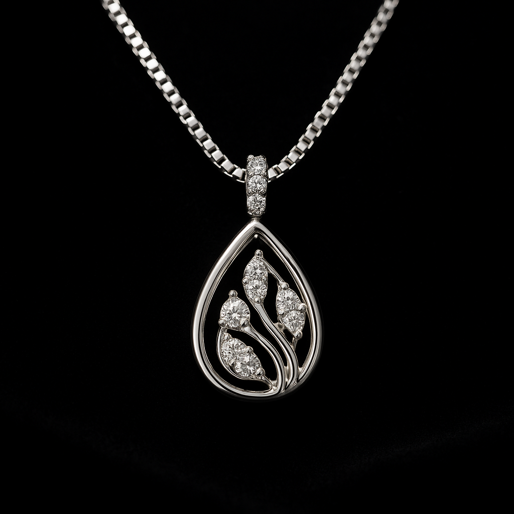 Fiamma Eterna — 2N Master-Artisan recreation, shown in clear diamond and fancy colour