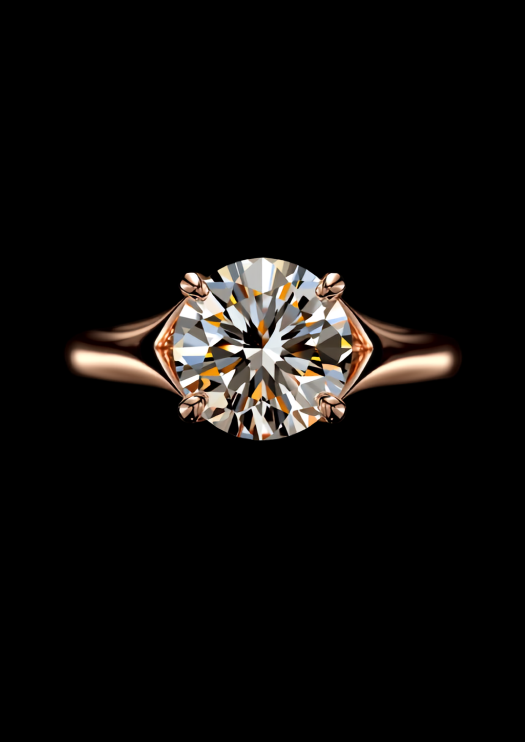 Cerchio d'Amore — 2N Master-Artisan recreation, shown in clear diamond and fancy colour