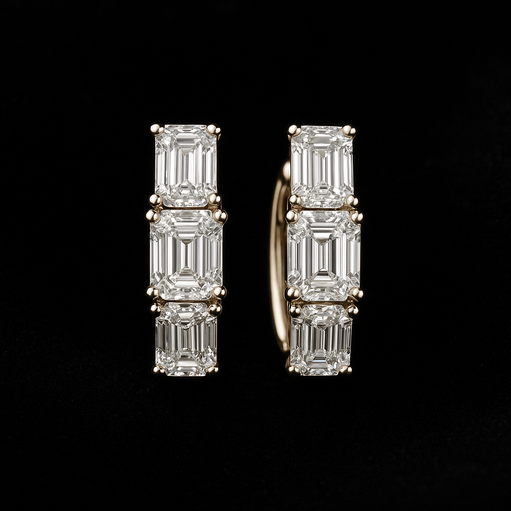  — 2N look-alike recreation, shown in clear diamond and fancy colour