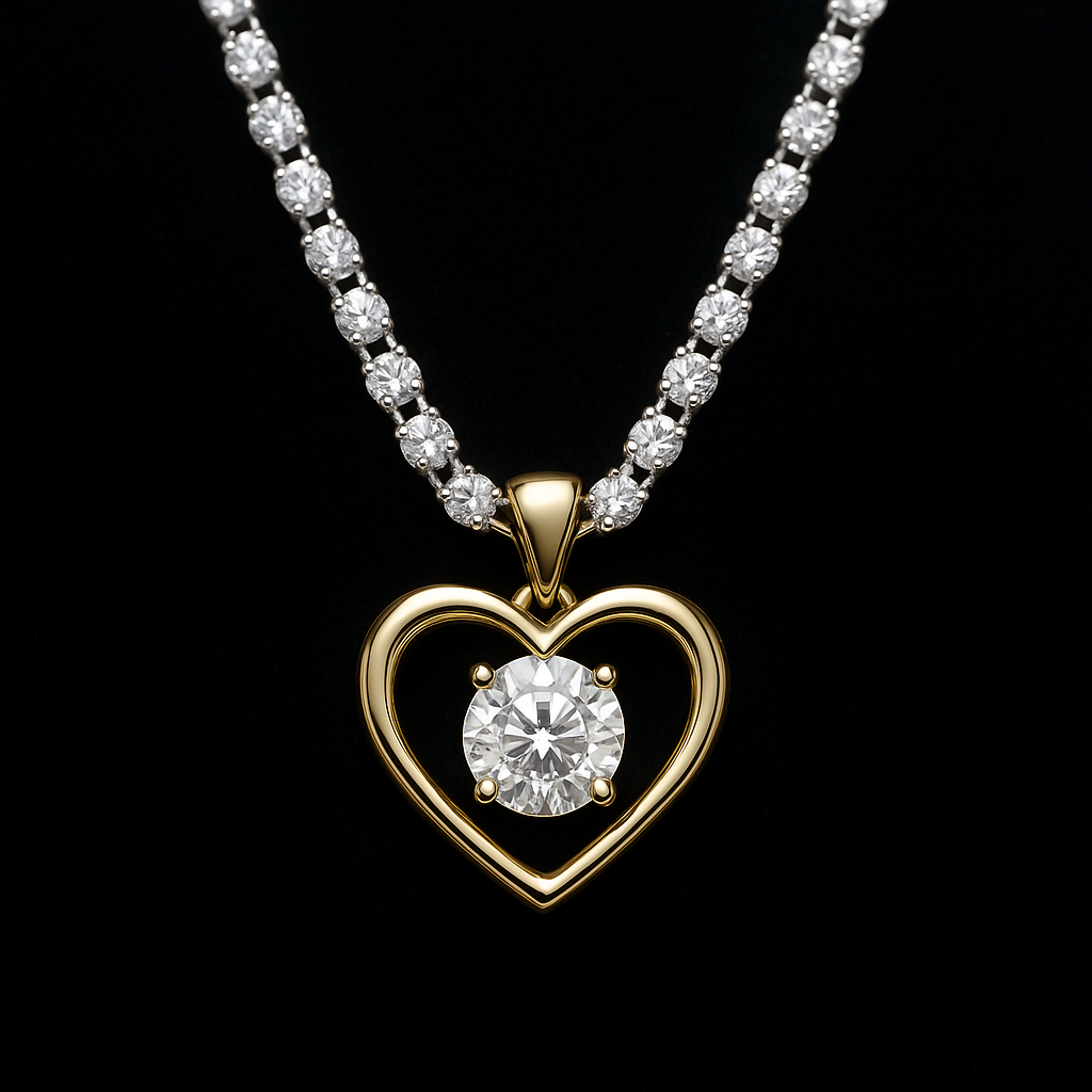  — 2N look-alike recreation, shown in clear diamond and fancy colour