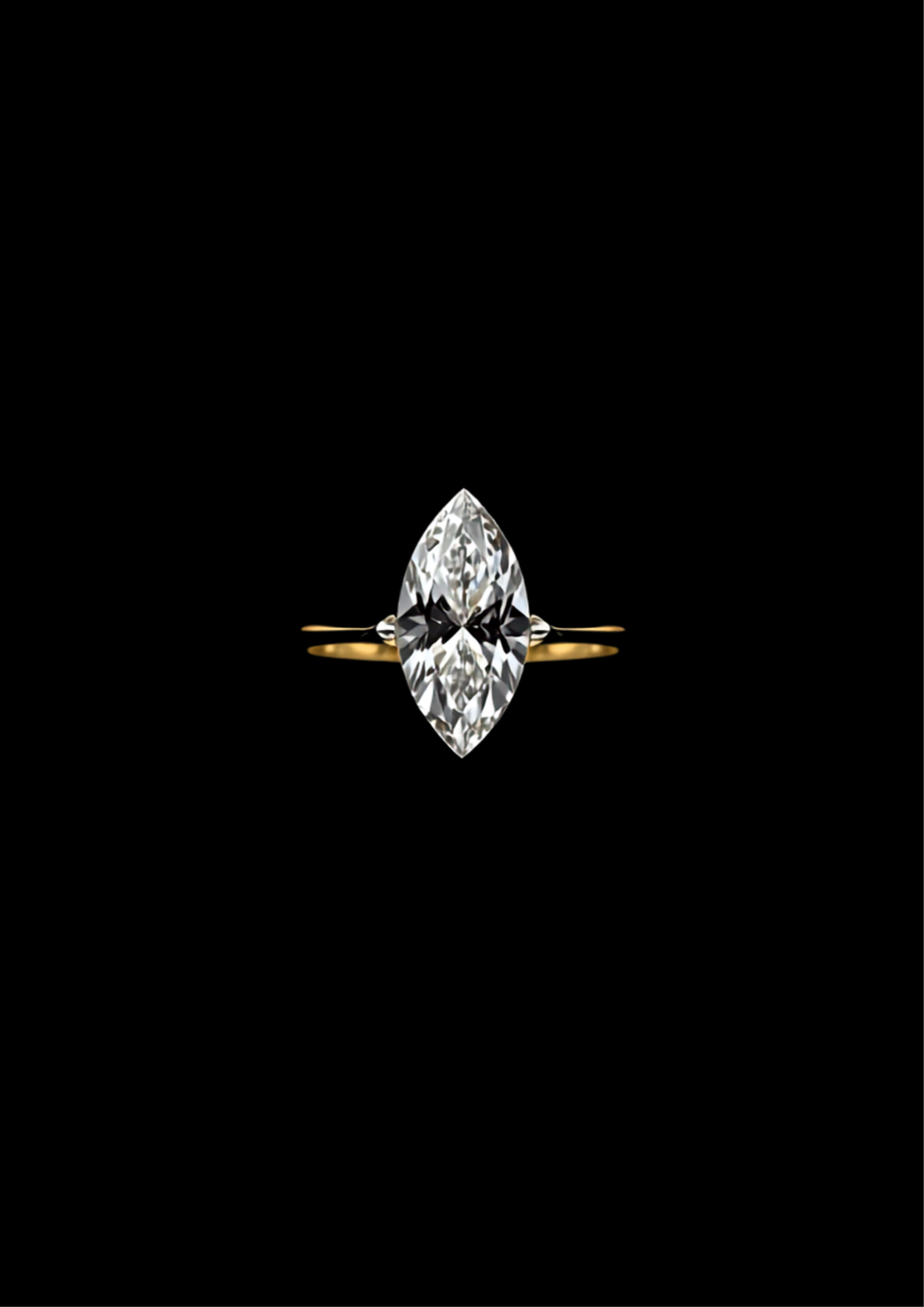 Flamme Royale — 2N Master-Artisan recreation, shown in clear diamond and fancy colour