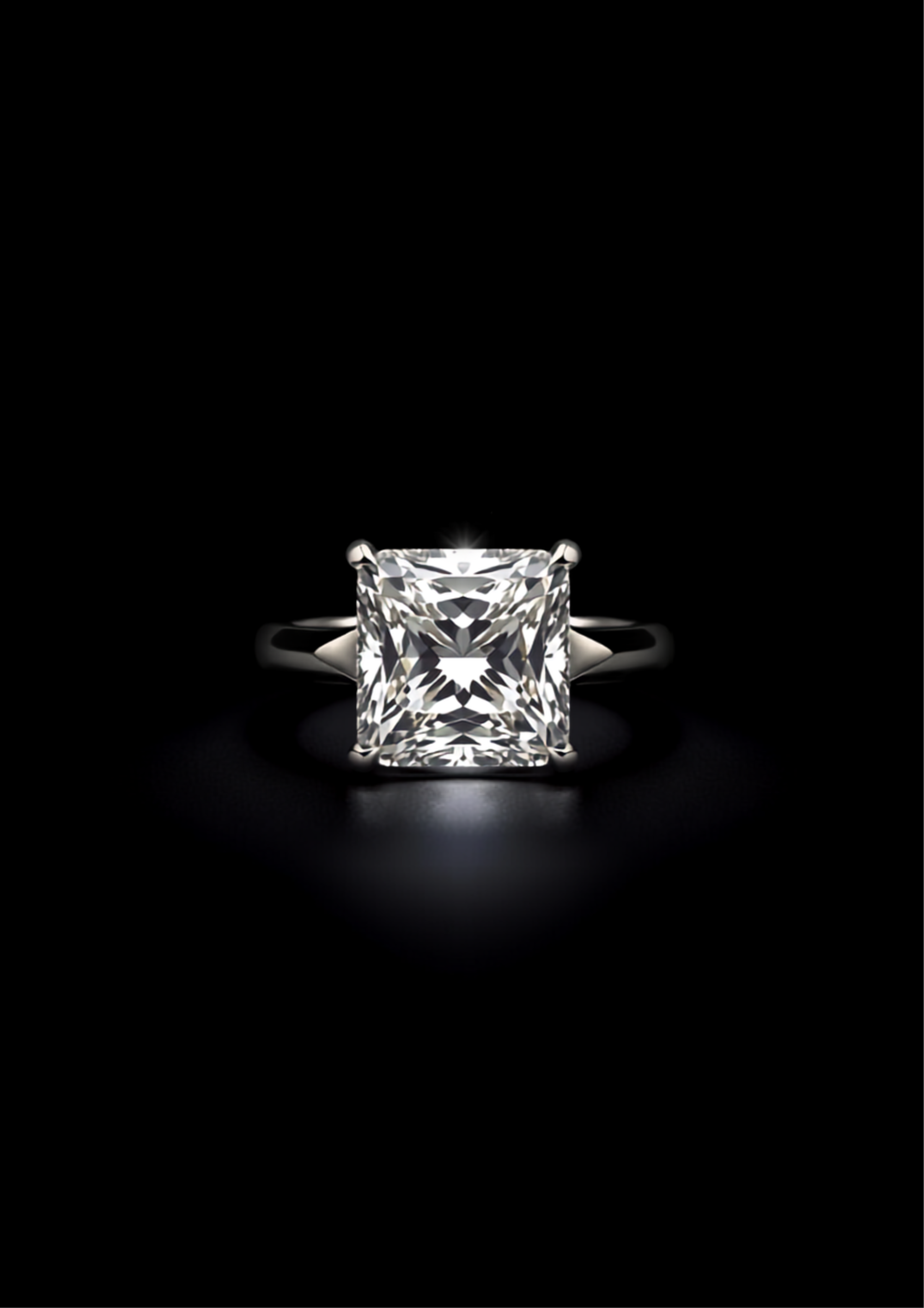 Corona Reale — 2N Master-Artisan recreation, shown in clear diamond and fancy colour