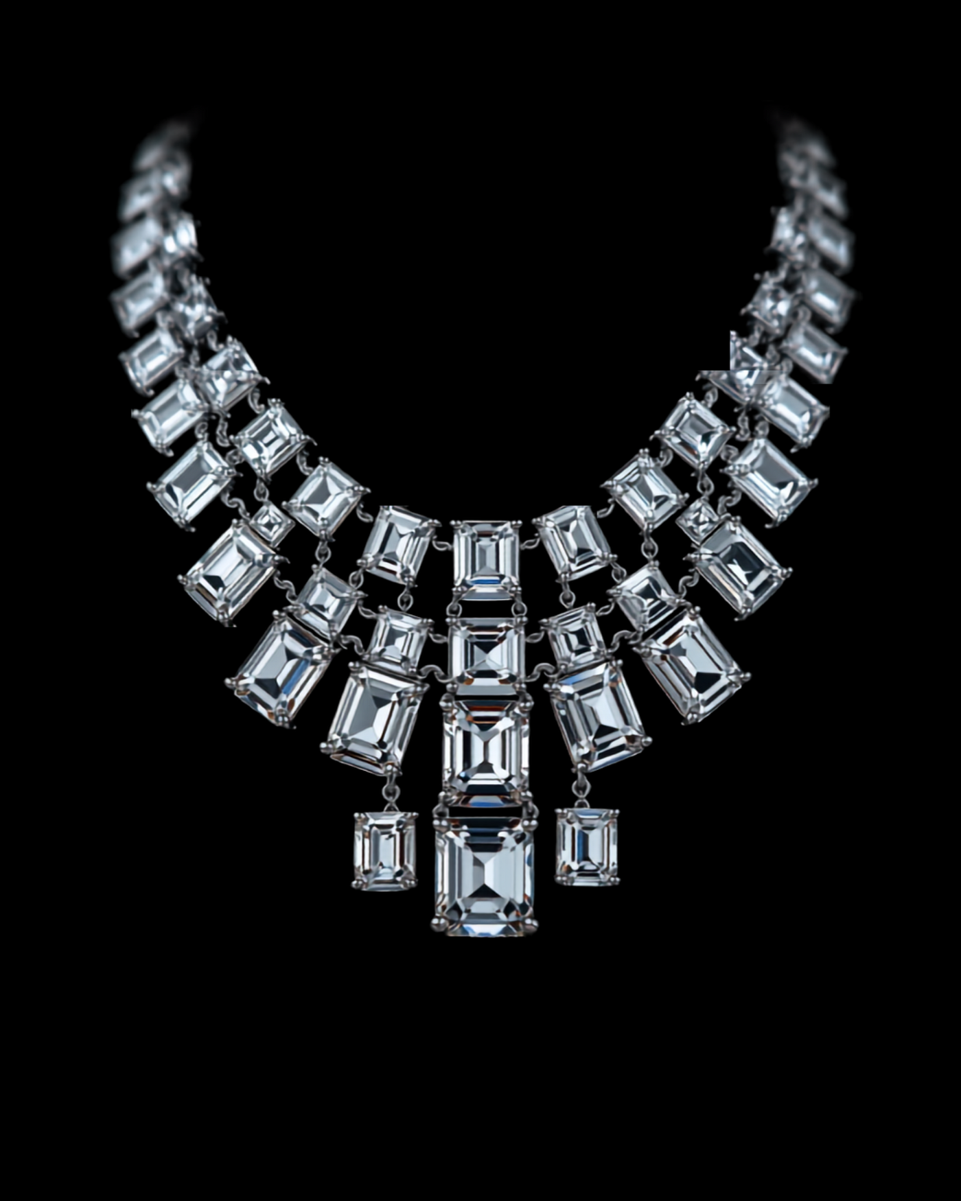 Il Colonnato di Luce — 2N Master-Artisan recreation, shown in clear diamond and fancy colour