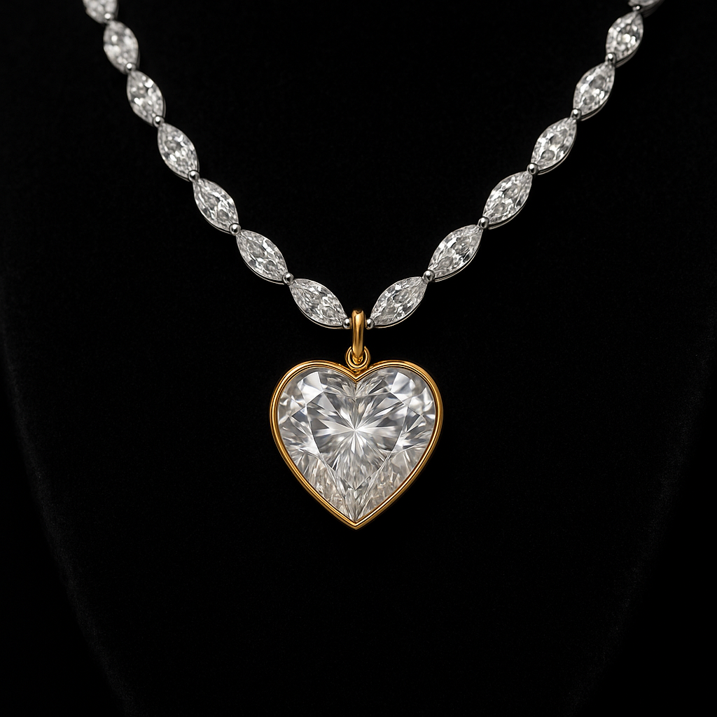  — 2N look-alike recreation, shown in clear diamond and fancy colour