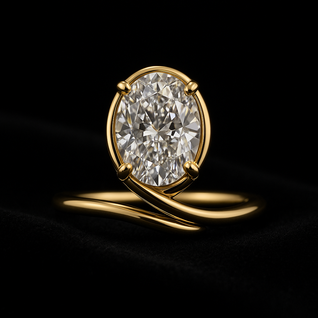 Luce Infinita — 2N Master-Artisan recreation, shown in clear diamond and fancy colour