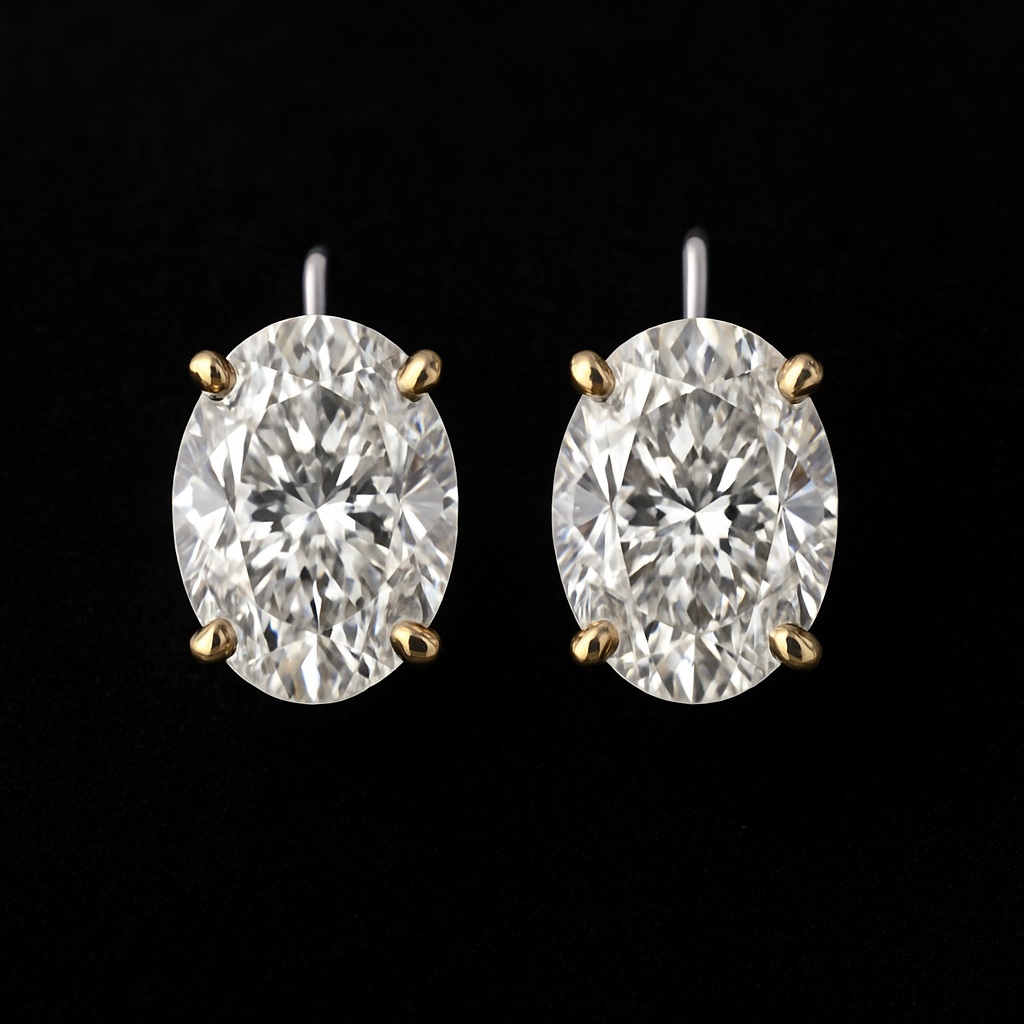 Serenata Ovale — 2N Master-Artisan recreation, shown in clear diamond and fancy colour