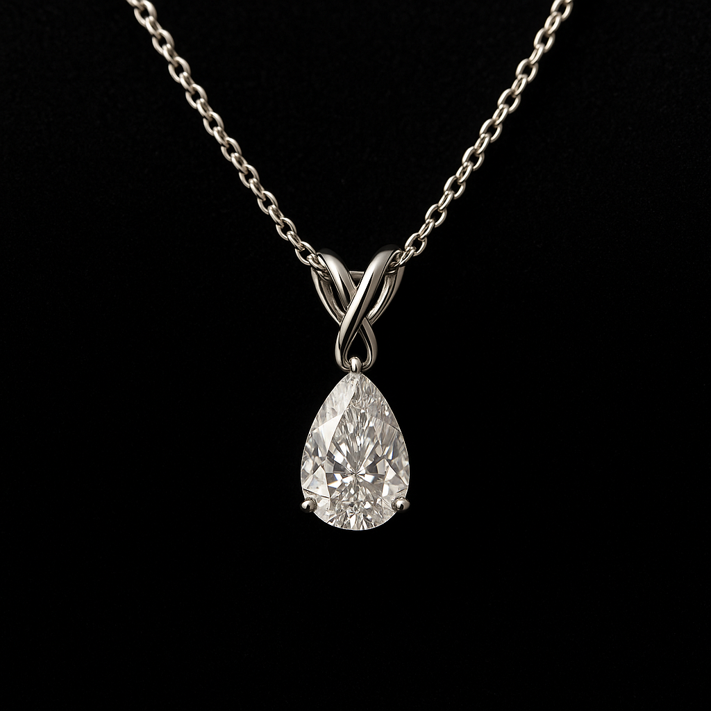  — 2N look-alike recreation, shown in clear diamond and fancy colour