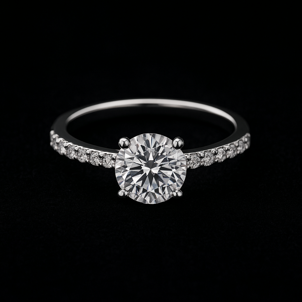  — 2N look-alike recreation, shown in clear diamond and fancy colour