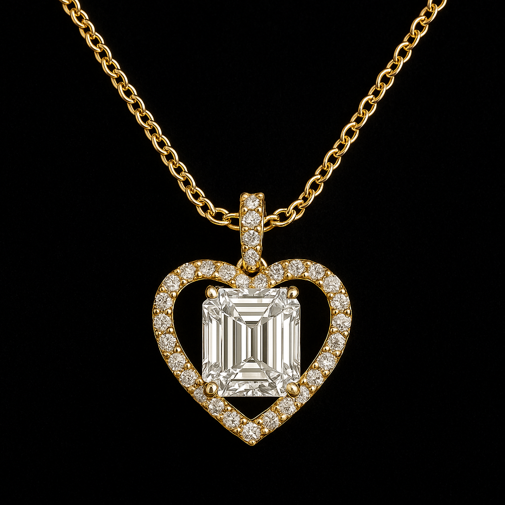  — 2N look-alike recreation, shown in clear diamond and fancy colour