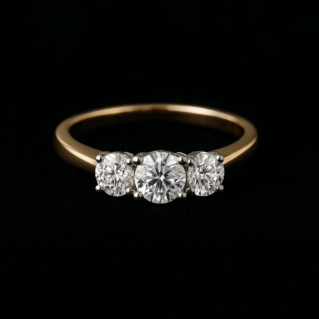  — 2N look-alike recreation, shown in clear diamond and fancy colour