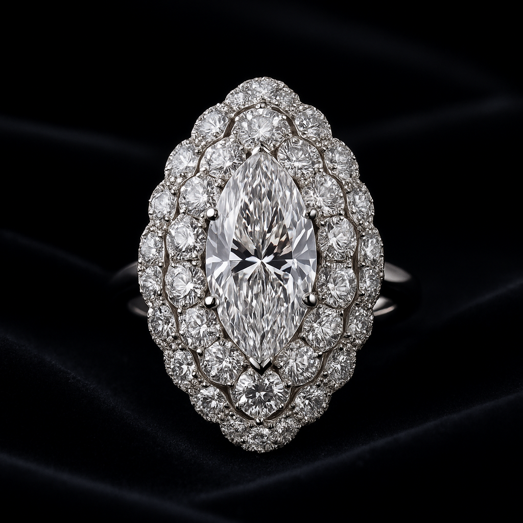 Sorriso di Luce — 2N Master-Artisan recreation, shown in clear diamond and fancy colour