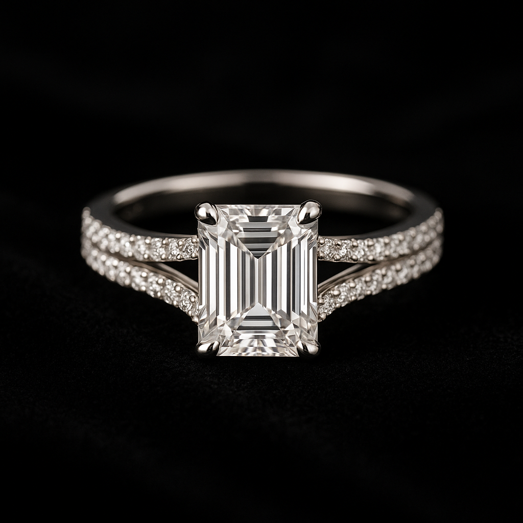  — 2N look-alike recreation, shown in clear diamond and fancy colour