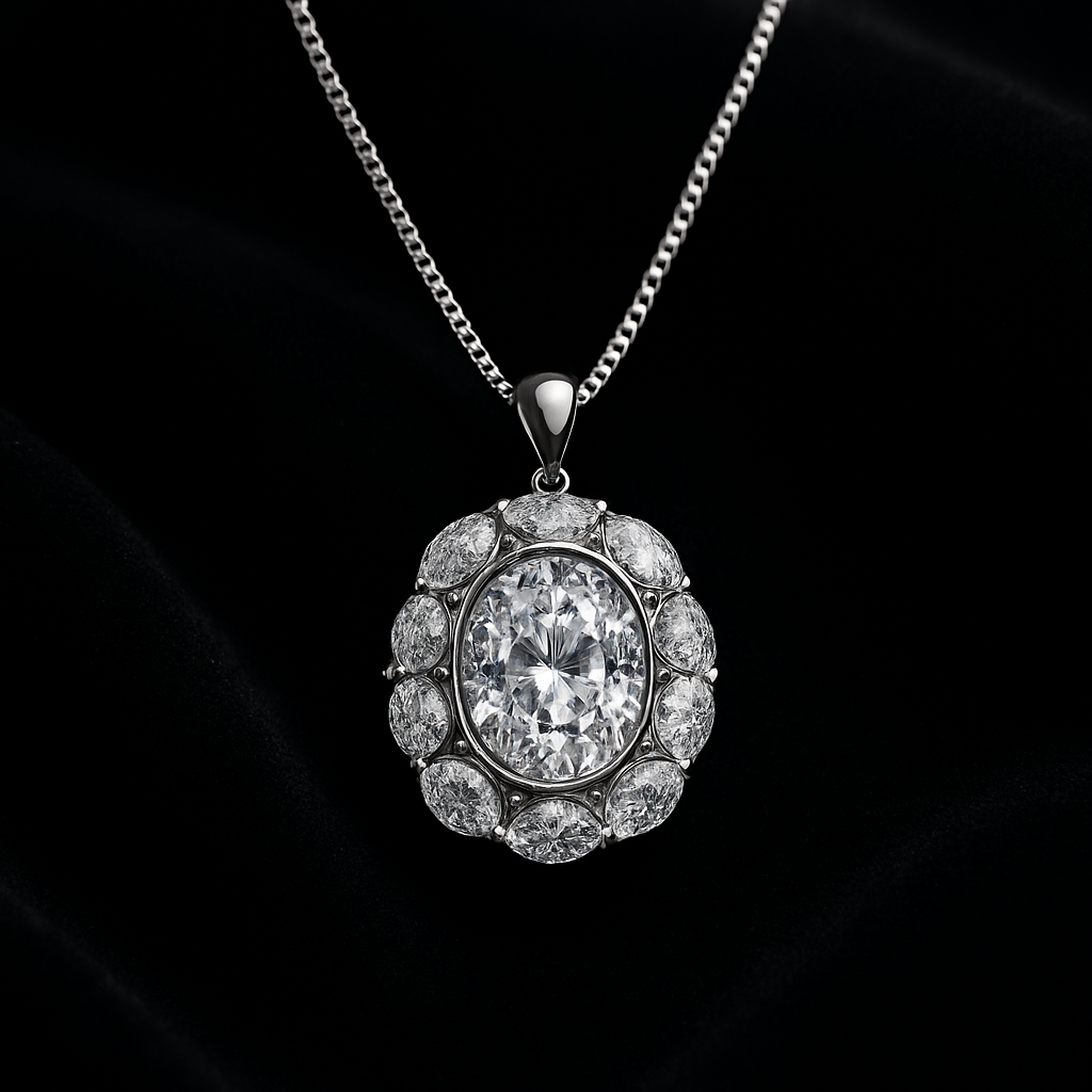  — 2N look-alike recreation, shown in clear diamond and fancy colour