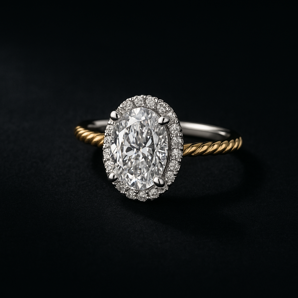 Luce d'Oro — 2N Master-Artisan recreation, shown in clear diamond and fancy colour