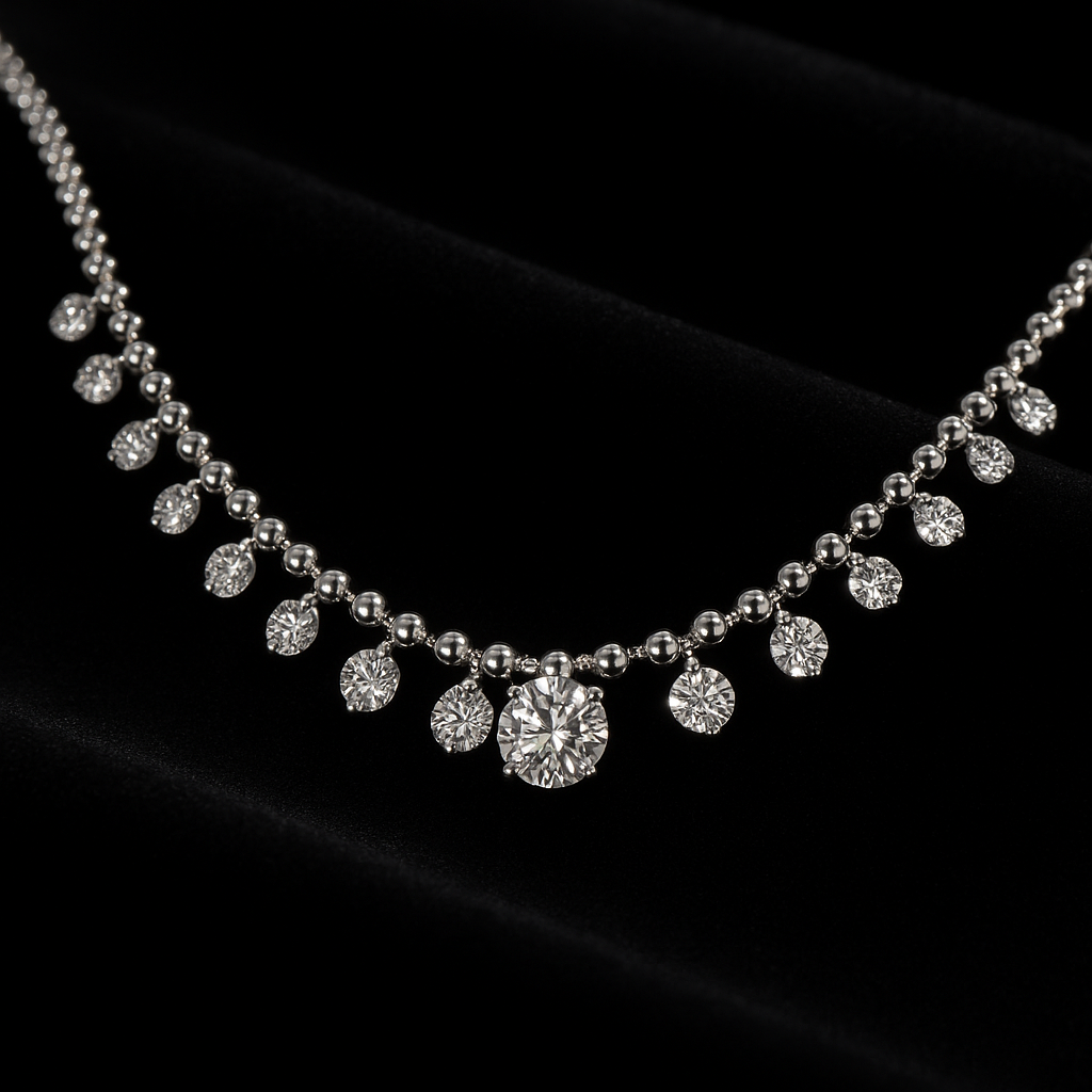 Luce Infinita — 2N Master-Artisan recreation, shown in clear diamond and fancy colour