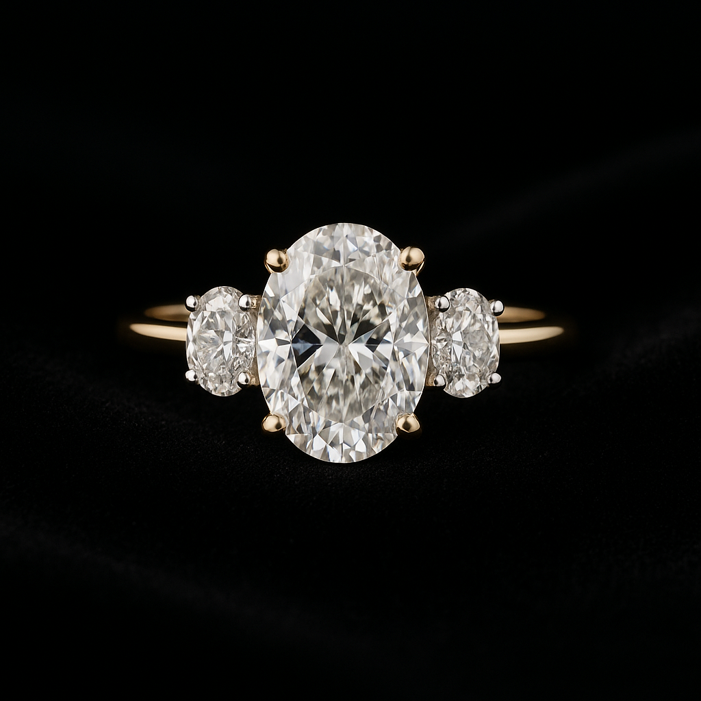  — 2N look-alike recreation, shown in clear diamond and fancy colour