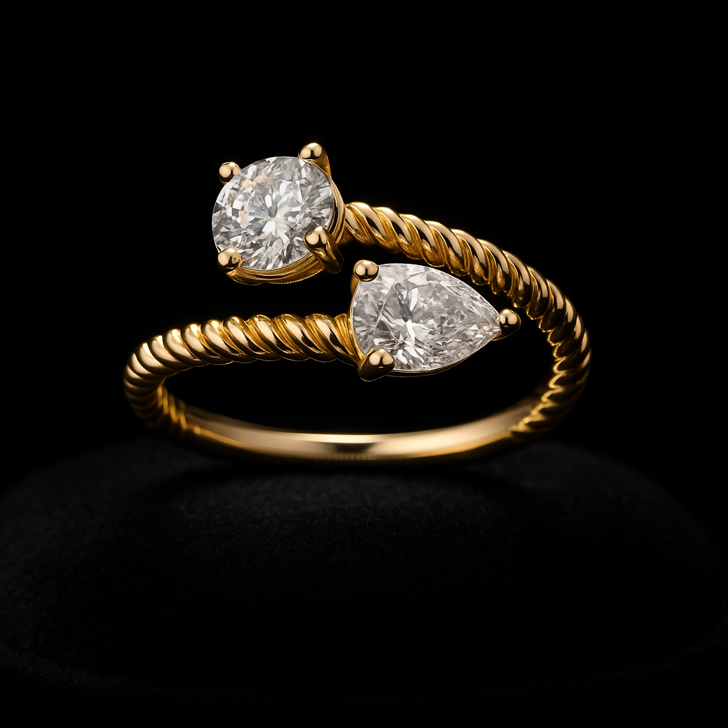 Rugiada Preziosa — 2N Master-Artisan recreation, shown in clear diamond and fancy colour