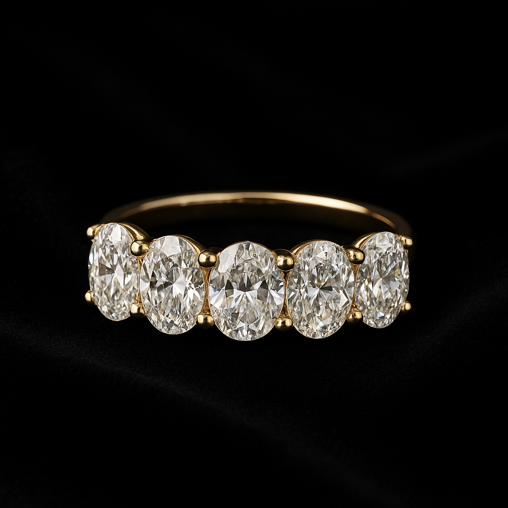  — 2N look-alike recreation, shown in clear diamond and fancy colour