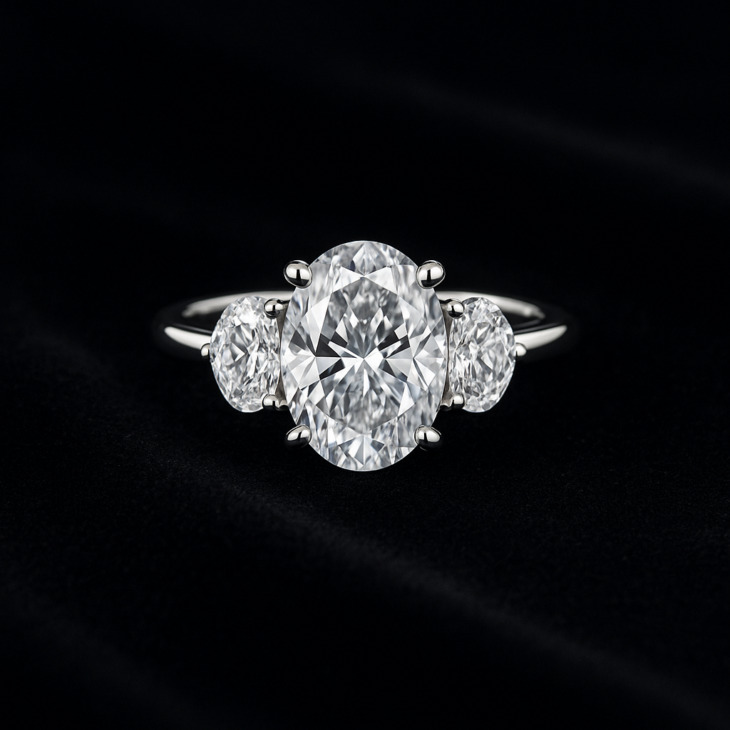  — 2N look-alike recreation, shown in clear diamond and fancy colour