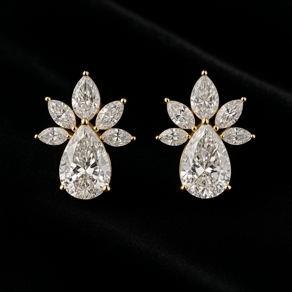  — 2N look-alike recreation, shown in clear diamond and fancy colour
