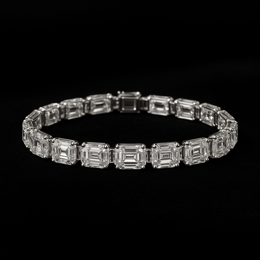  — 2N look-alike recreation, shown in clear diamond and fancy colour