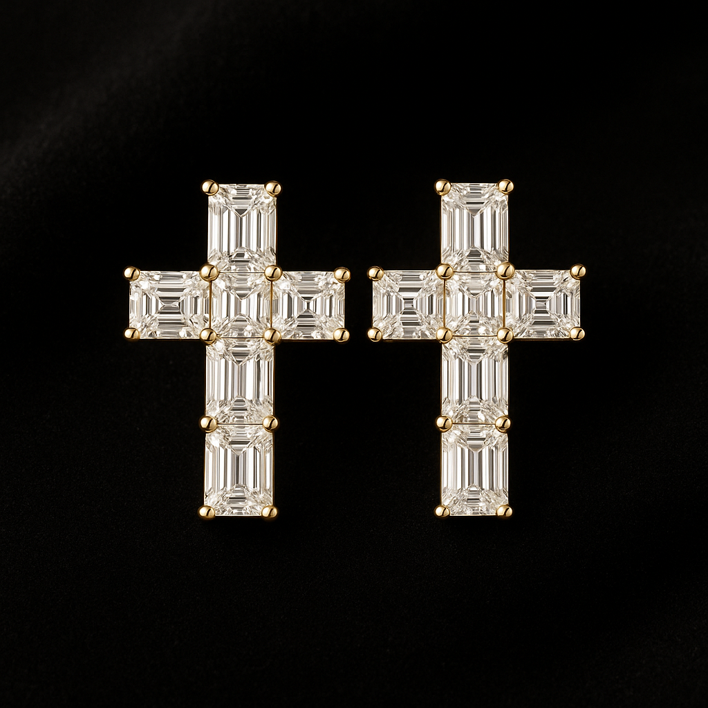  — 2N look-alike recreation, shown in clear diamond and fancy colour