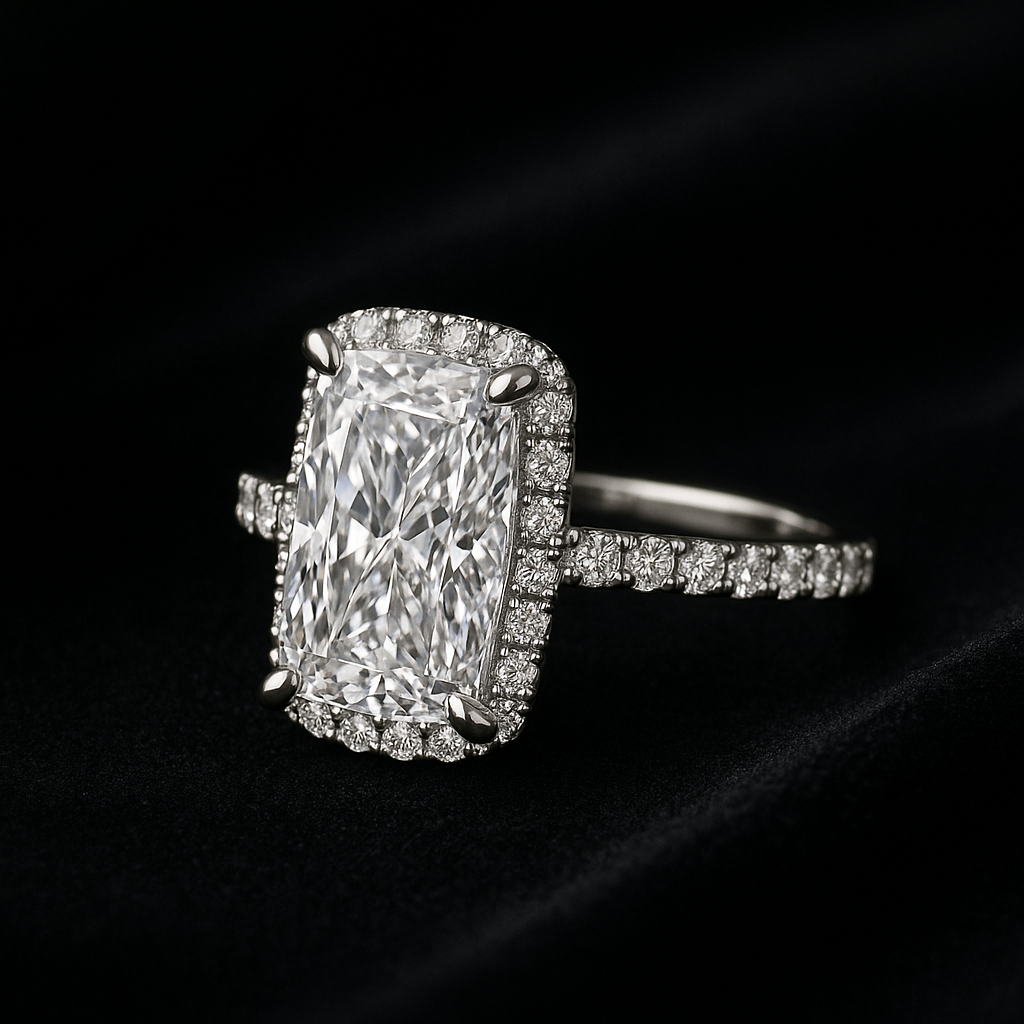  — 2N look-alike recreation, shown in clear diamond and fancy colour