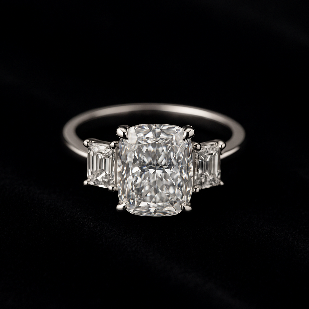  — 2N look-alike recreation, shown in clear diamond and fancy colour