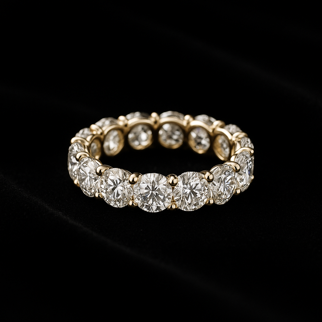  — 2N look-alike recreation, shown in clear diamond and fancy colour