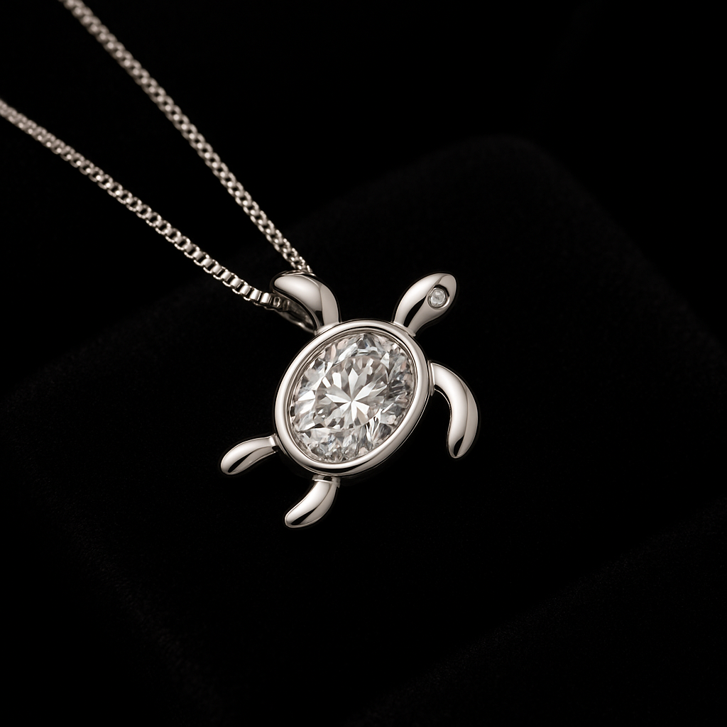 Ellisse Perfetta — 2N Master-Artisan recreation, shown in clear diamond and fancy colour