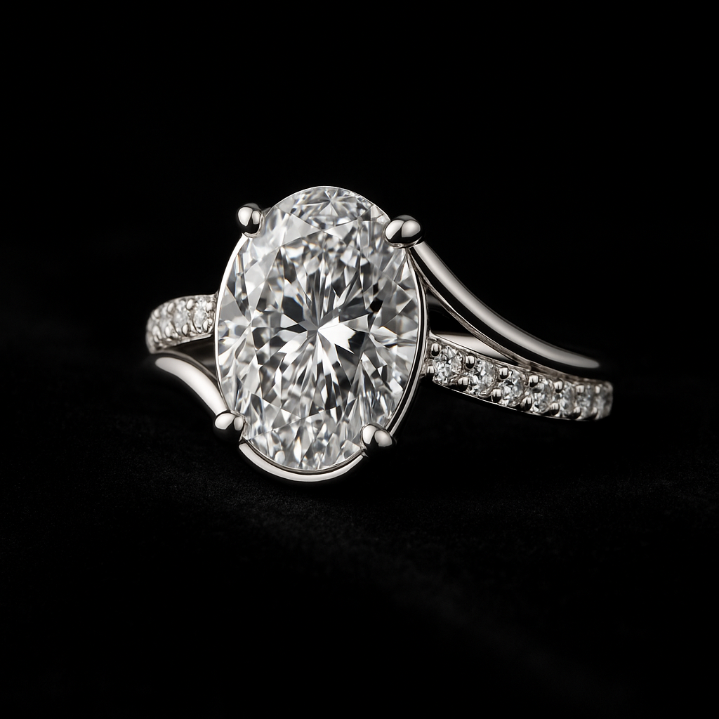 Luce Infinita — 2N Master-Artisan recreation, shown in clear diamond and fancy colour