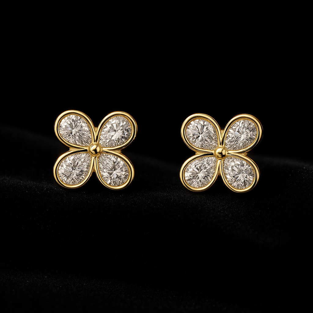 Perla Pendente — 2N Master-Artisan recreation, shown in clear diamond and fancy colour
