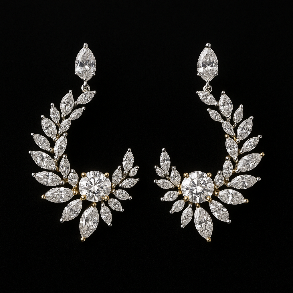 Luna Pura — 2N Master-Artisan recreation, shown in clear diamond and fancy colour