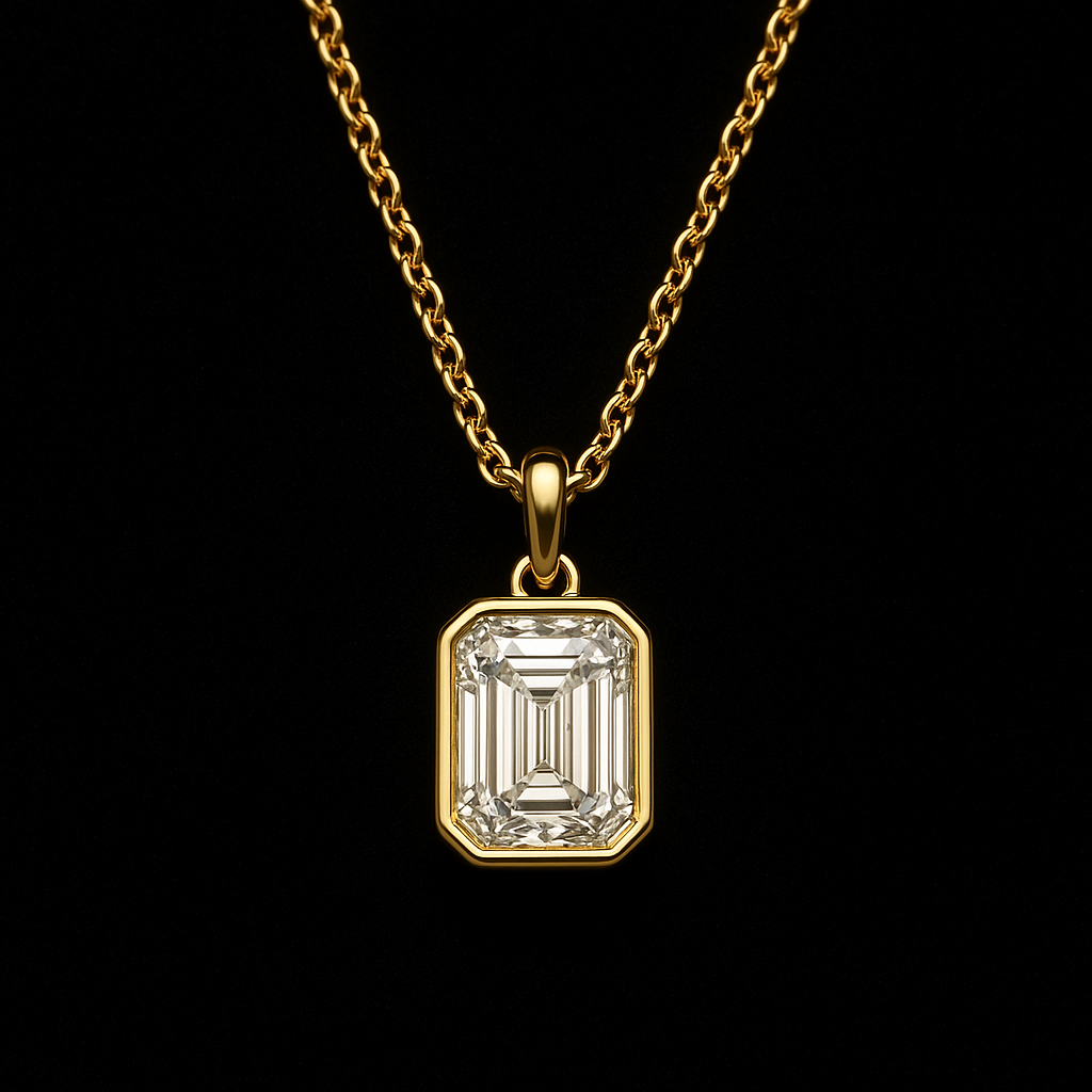  — 2N look-alike recreation, shown in clear diamond and fancy colour