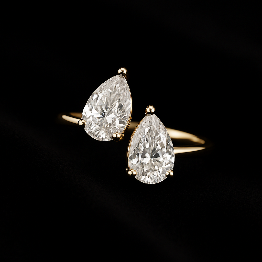  — 2N look-alike recreation, shown in clear diamond and fancy colour