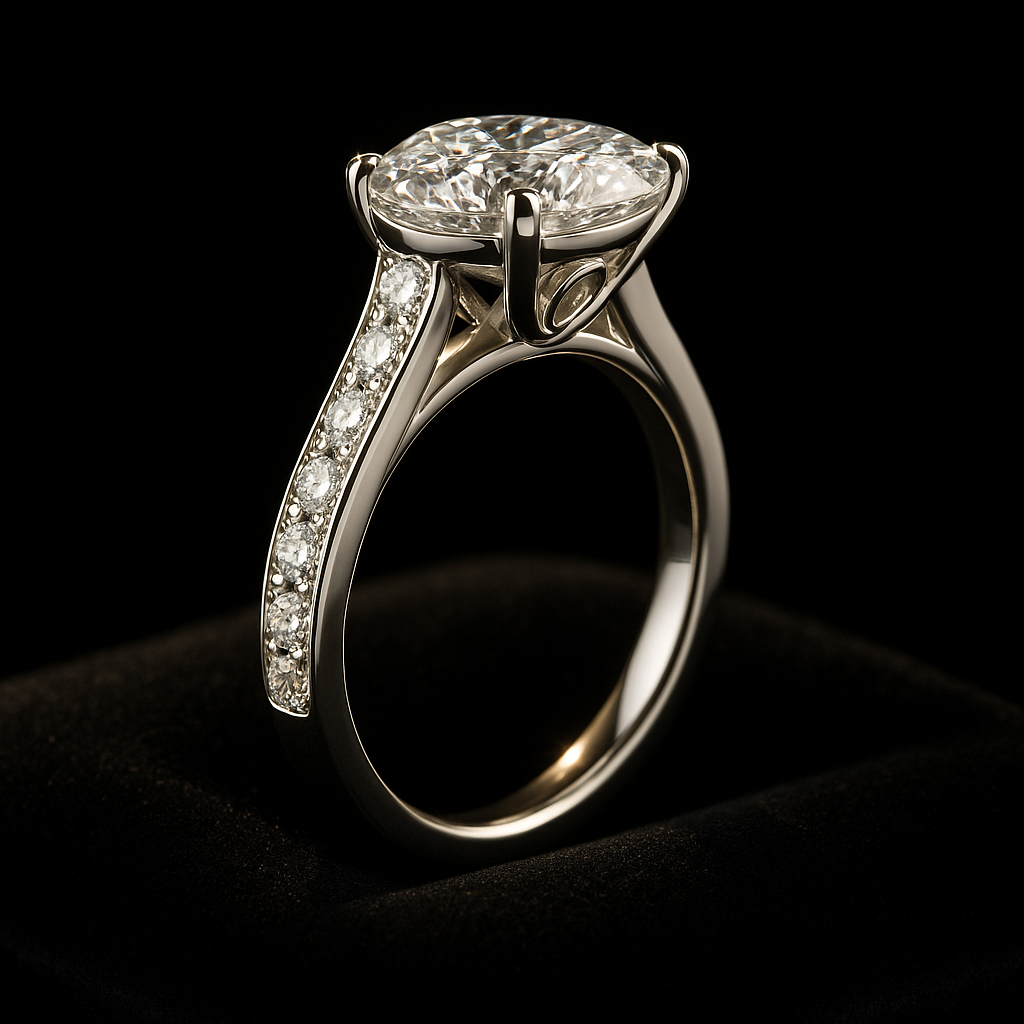 Sogno di Luce — 2N Master-Artisan recreation, shown in clear diamond and fancy colour