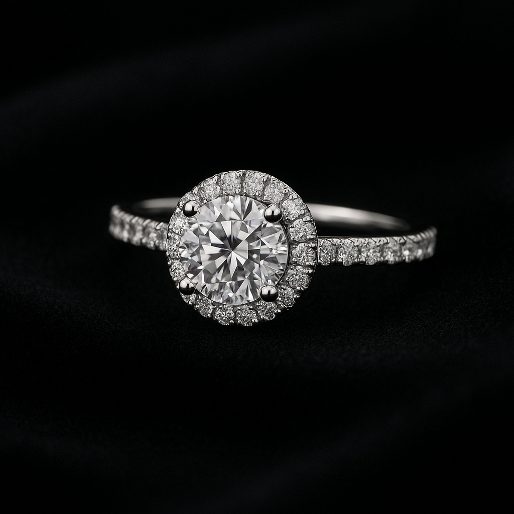  — 2N look-alike recreation, shown in clear diamond and fancy colour