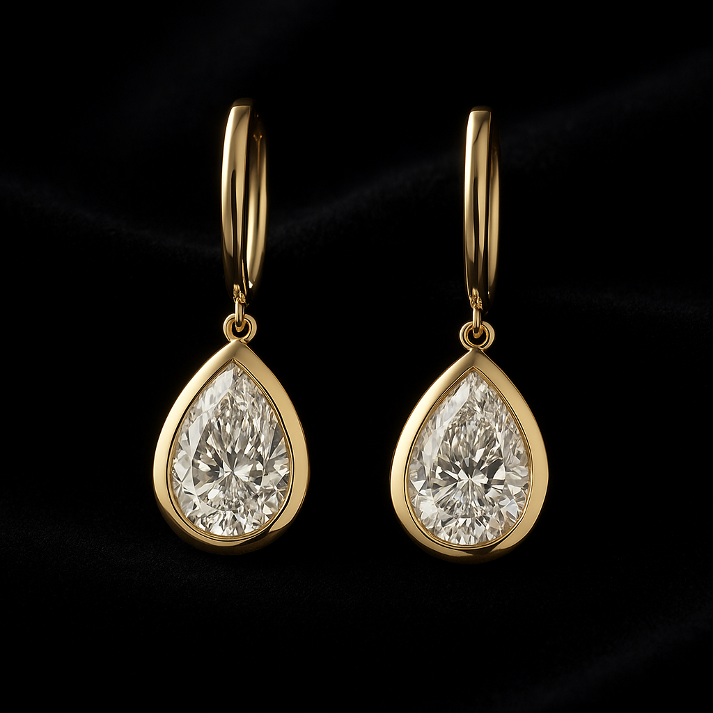 Lacrime di Stelle — 2N Master-Artisan recreation, shown in clear diamond and fancy colour
