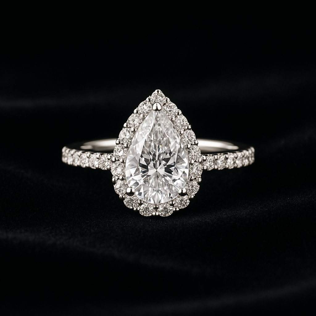  — 2N look-alike recreation, shown in clear diamond and fancy colour