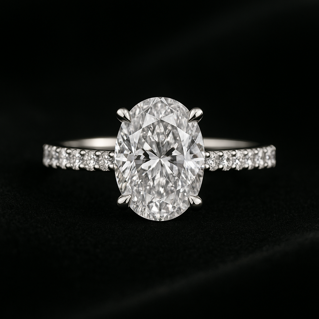  — 2N look-alike recreation, shown in clear diamond and fancy colour
