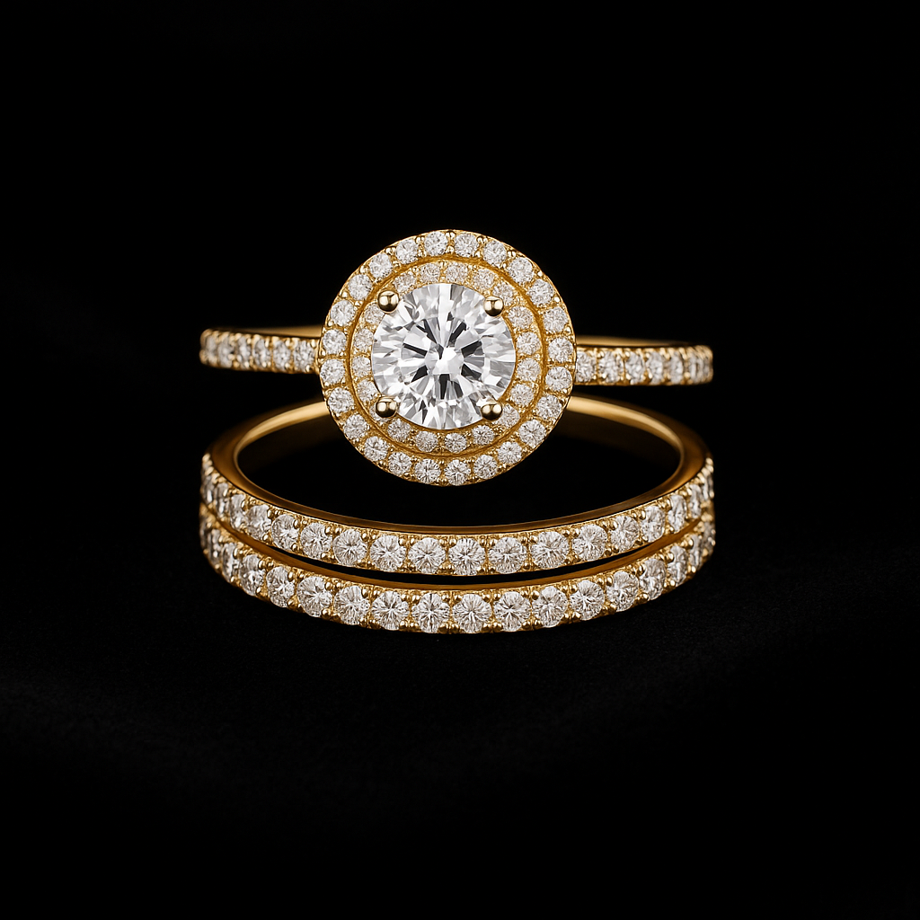  — 2N look-alike recreation, shown in clear diamond and fancy colour
