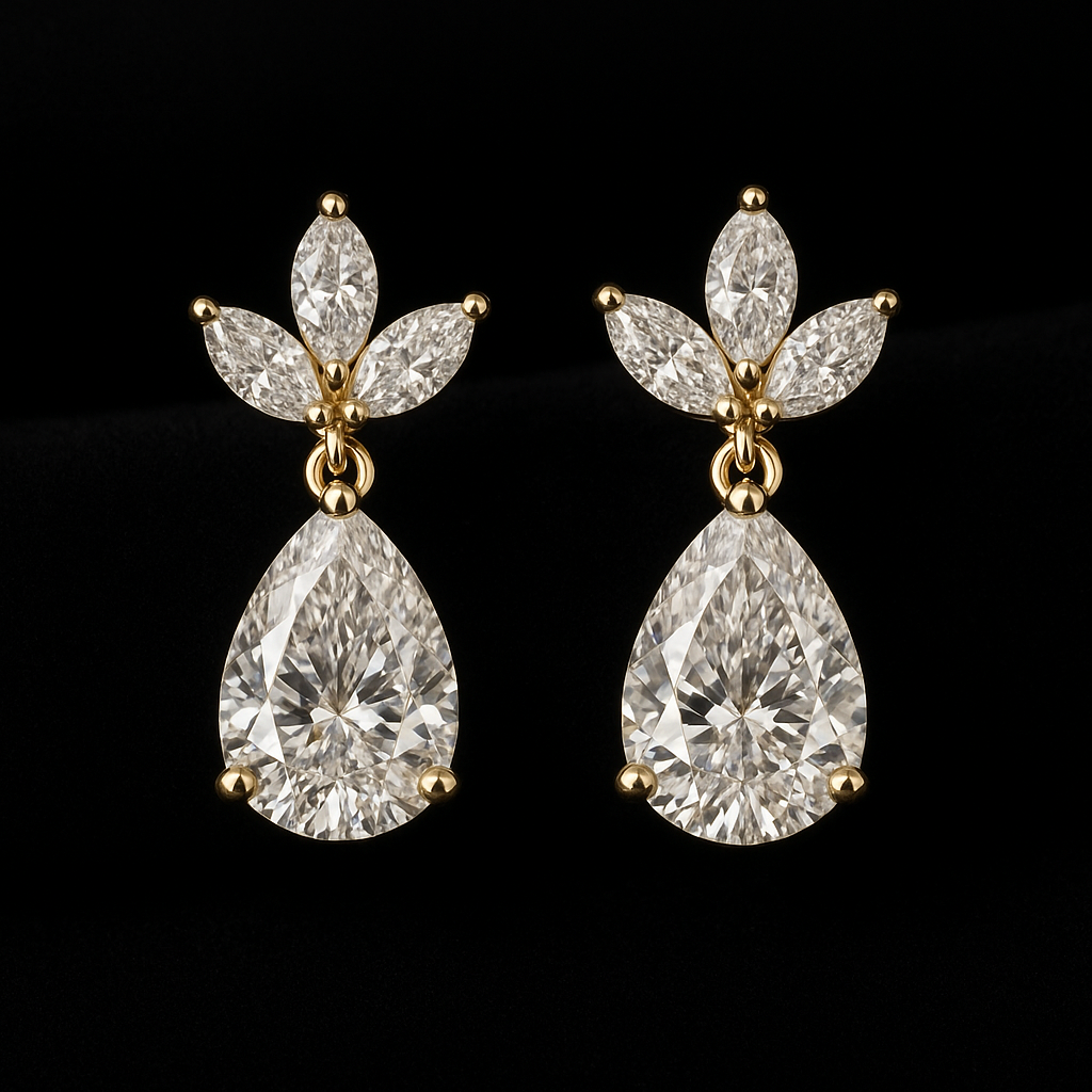  — 2N look-alike recreation, shown in clear diamond and fancy colour