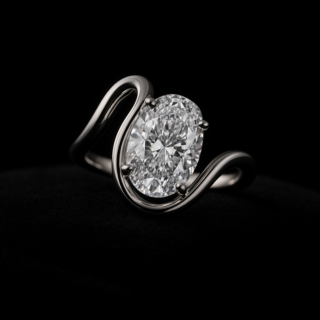 Luce Vellutata — 2N Master-Artisan recreation, shown in clear diamond and fancy colour