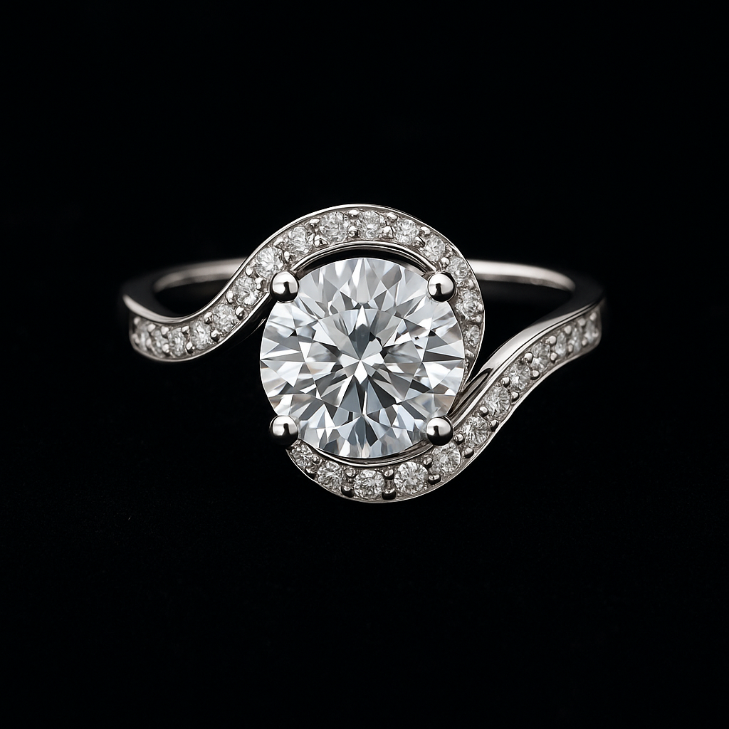  — 2N look-alike recreation, shown in clear diamond and fancy colour
