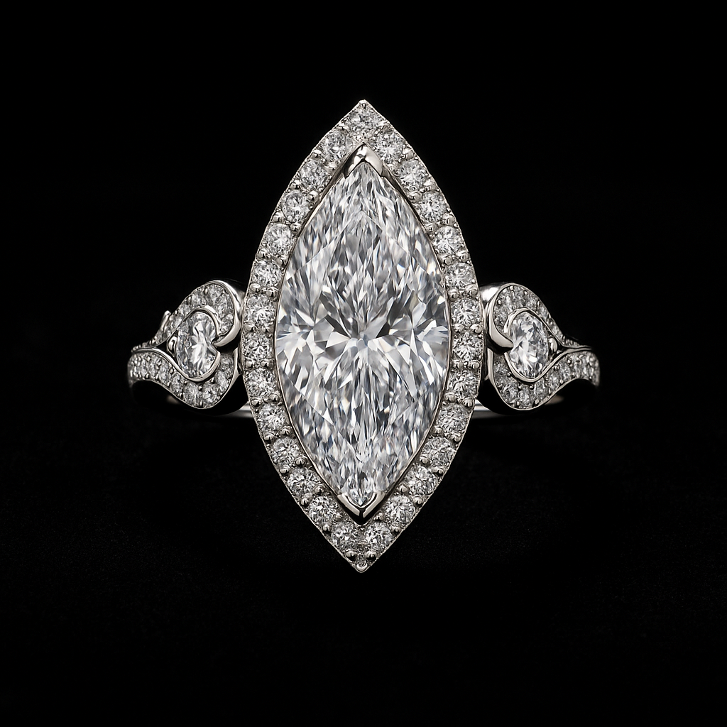 Lumière Royale — 2N Master-Artisan recreation, shown in clear diamond and fancy colour